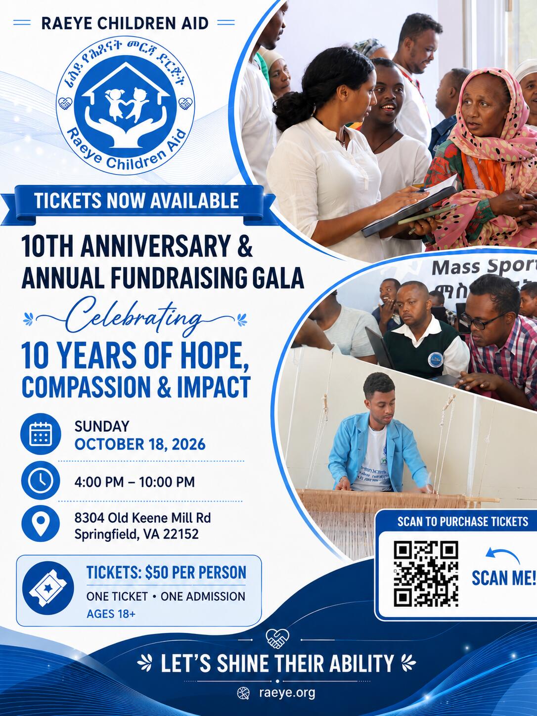 Raeye Children Aid 10th Anniversary Gala