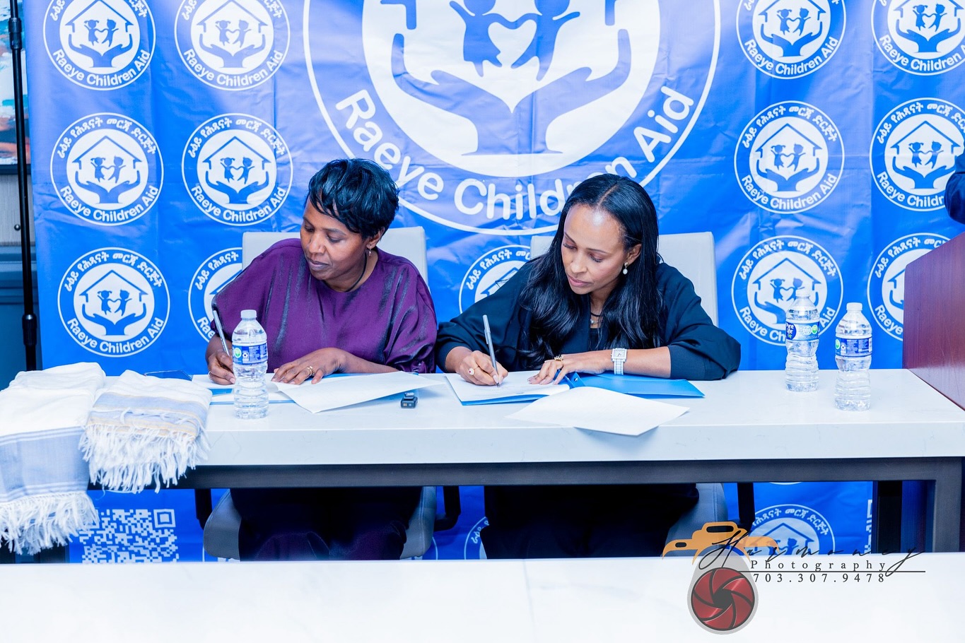 Ambassador Meseret Defar at an RCA handover event