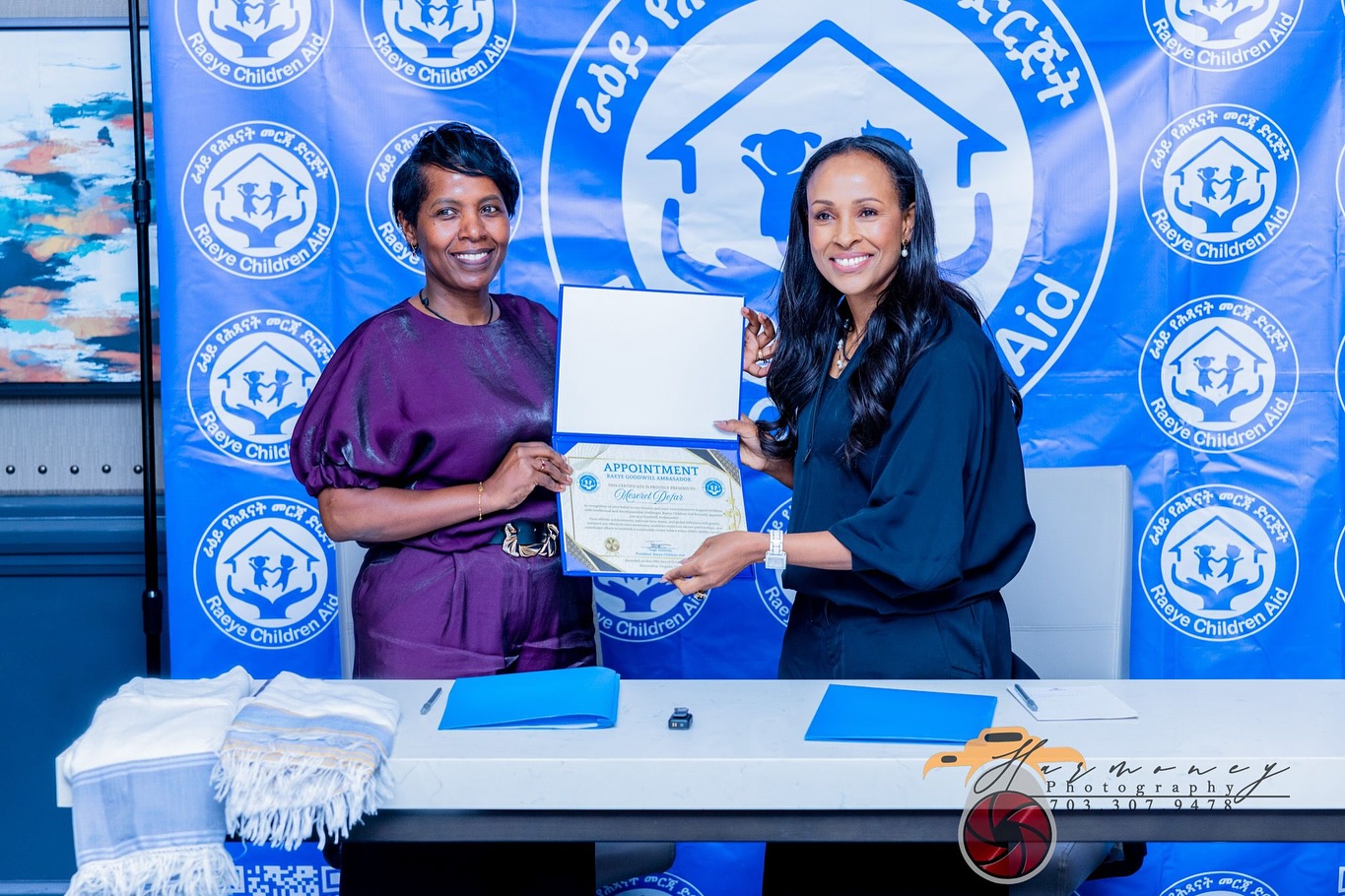 Children and supporters during the ambassador celebration