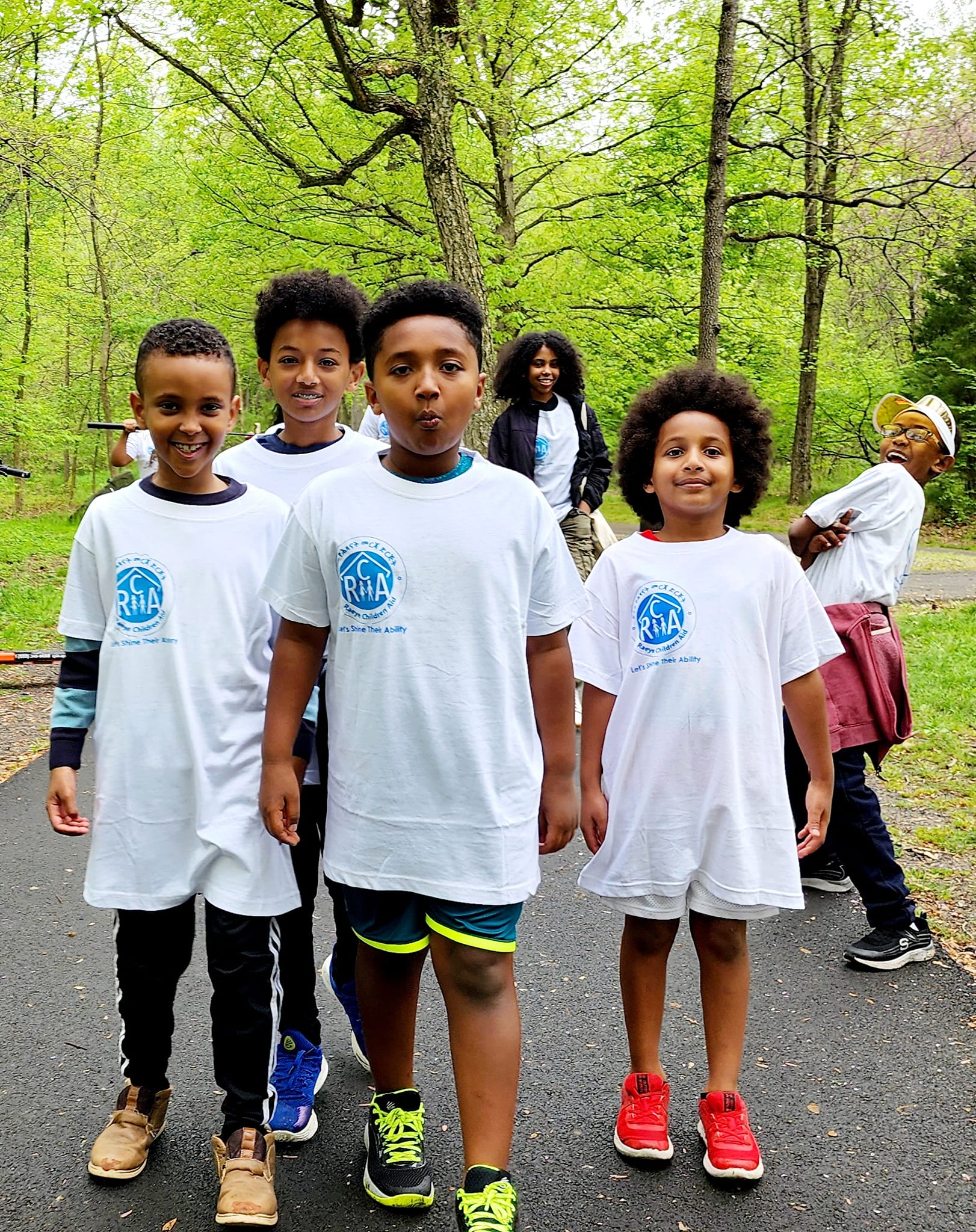 Participants at an RCA autism awareness walk in the United States